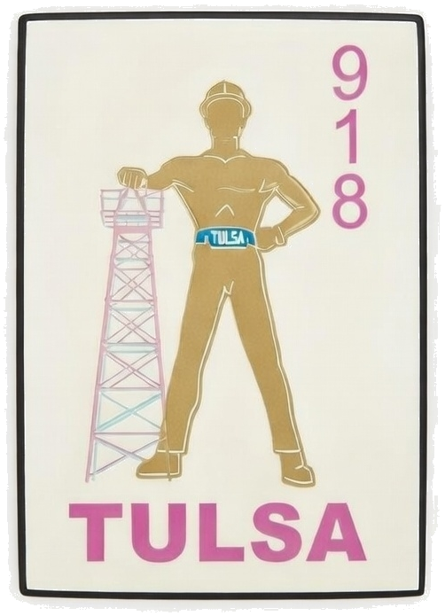 Tulsa mahjong tile